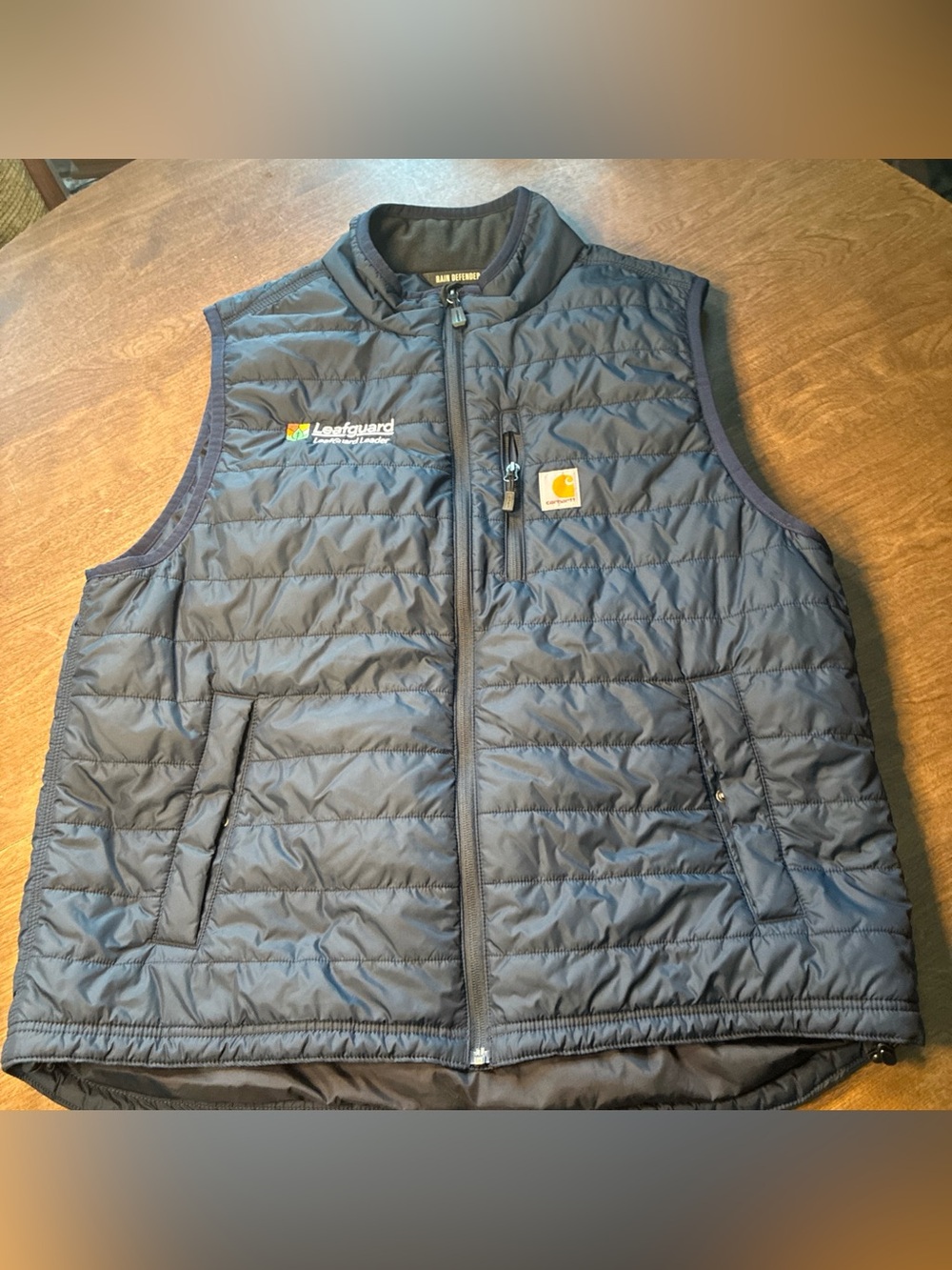 Carhartt Rain Defender Relaxed Fit Puffer Insulated Workwear Vest XL Mens 2024
